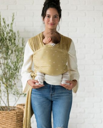 Yellow Sunrise Baby Wrap Carrier