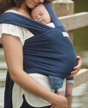 Navy Blue Baby Wrap Carrier